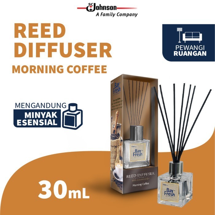 Jual Bayfresh Reed Diffuser Regular Morning Coffee 30 ml | Shopee Indonesia
