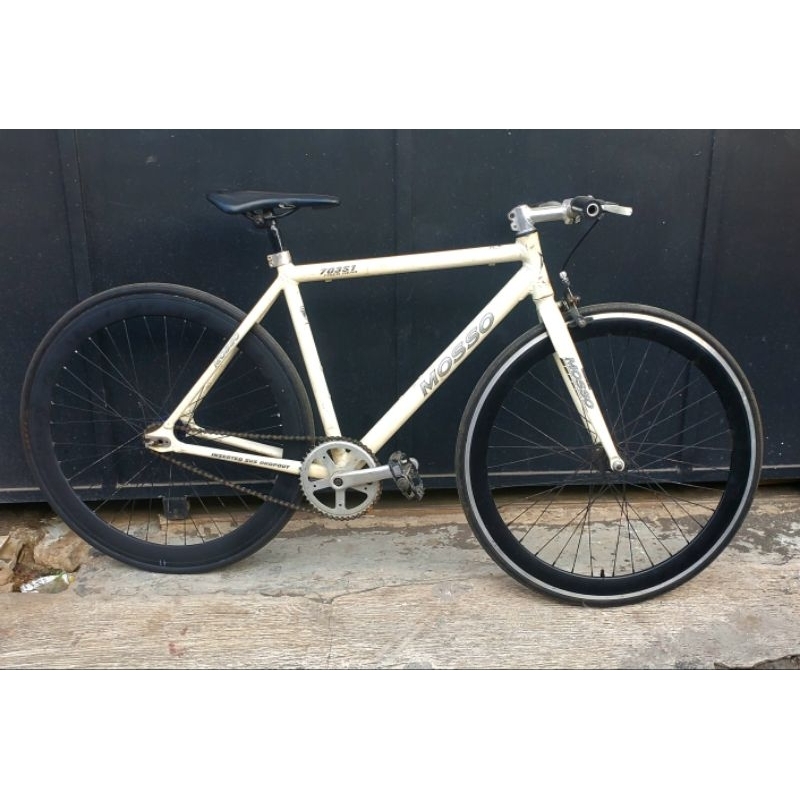 Jual sepeda fixie mosso 70321 full alloy fullbike Shopee Indonesia