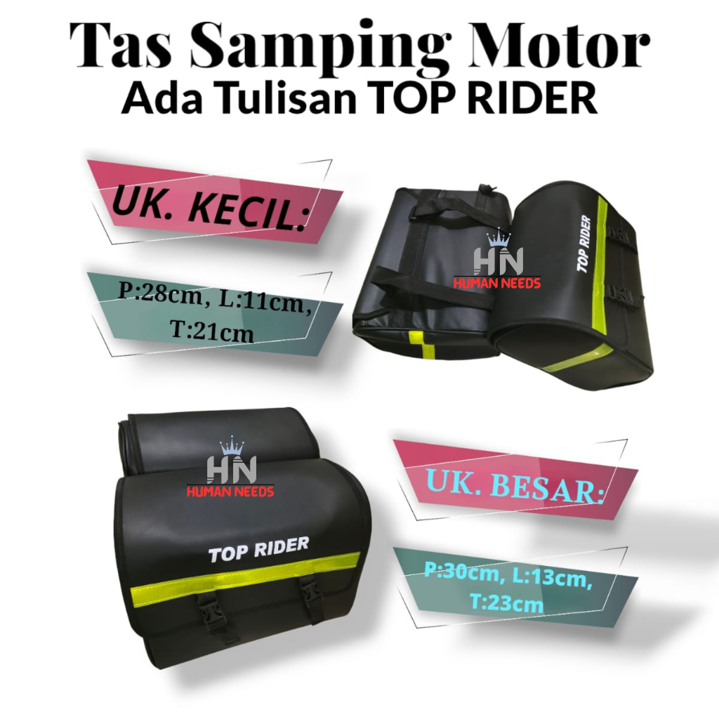 Jual Tas Top Rider Sidebag Motor Bagasi Tambahan Tempat Penyimpanan ...