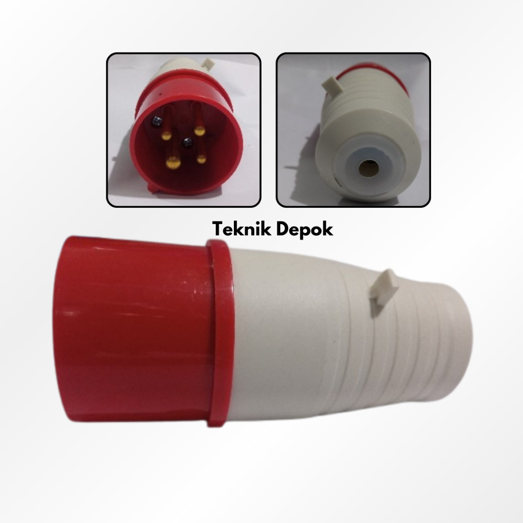 Jual Steker Genset 4 Kaki 16A Stop Kotak Plug Mobile Socket Male ...