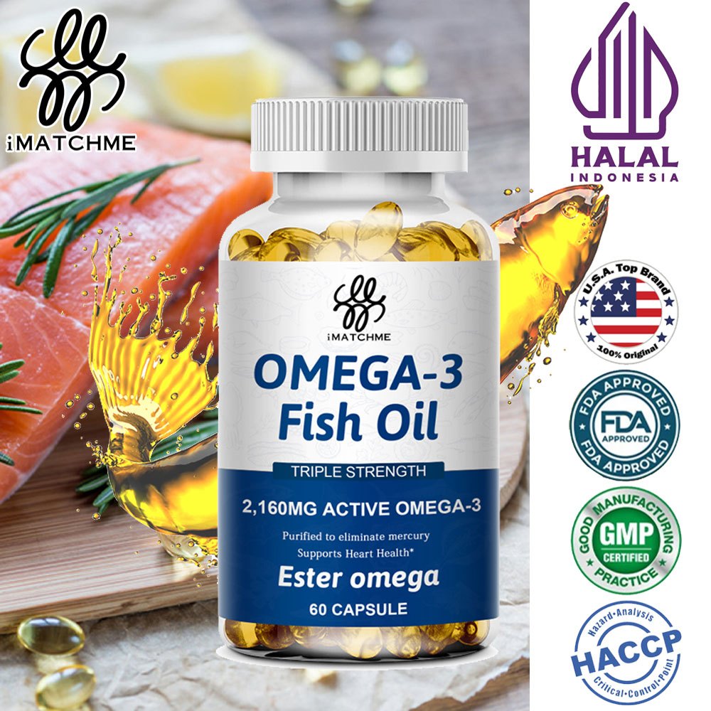Jual IMATHME IKapsul Minyak Ikan Omega 3 Minyak Hati Ikan Kod ...
