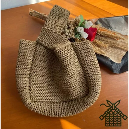 Jual Japanese Knot bag rajut murah / tas knot unik bahan rajut / tas ...