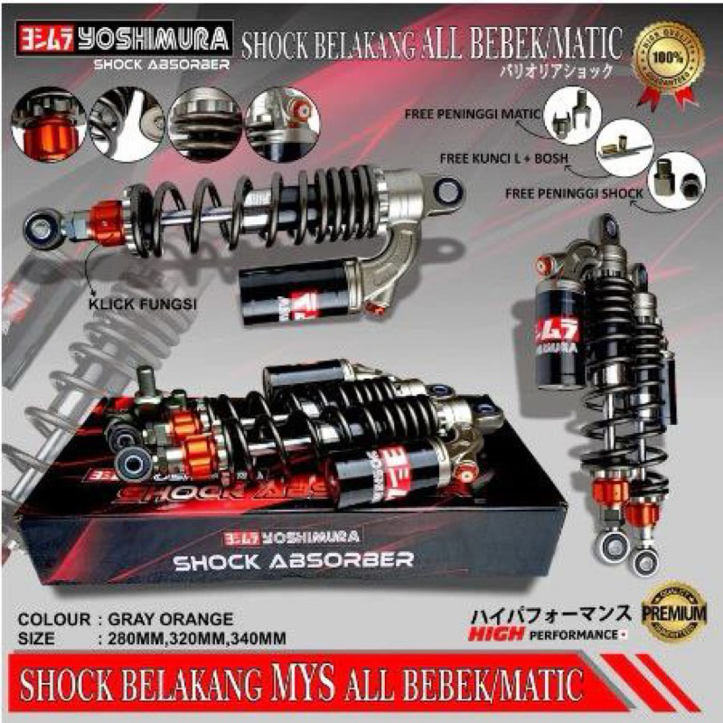 Jual Shockbreaker Yoshimura Evo Series Plus Anting Double Shock Plus