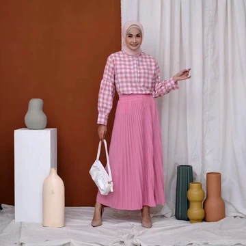 Rok Plisket Jumbo Rok Jumbo Plisket Mayung Rok Plisket Premium Pleated Skirt