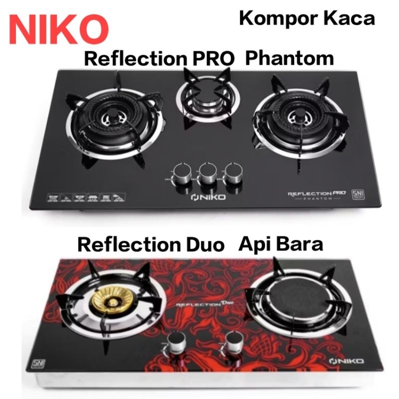 Jual Kompor Tanam Kaca Niko Reflections Pro Dan Reflections Duo ...