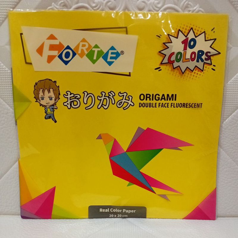 Jual Origami Forte 20 x 20 cm isi 20 pcs ( 2 pcs / warna ) | Shopee ...