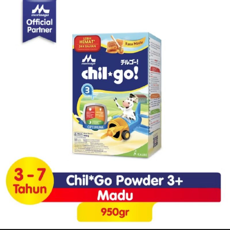 Jual MORINAGA CHIL GO POWDER 3+ MADU 950g UNTUK ANAK USIA 3-7 TAHUN ...