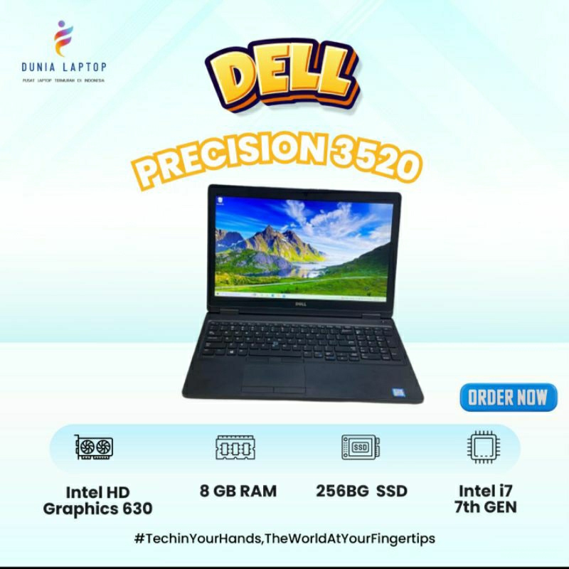 Jual Laptop Dell Precision 3520 Intel Core i7 | Shopee Indonesia