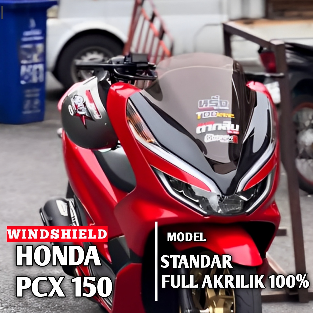 Jual VISOR PCX 150 STANDAR VISOR WINDSHIELD HONDA PCX150 LOKAL SUPER ...