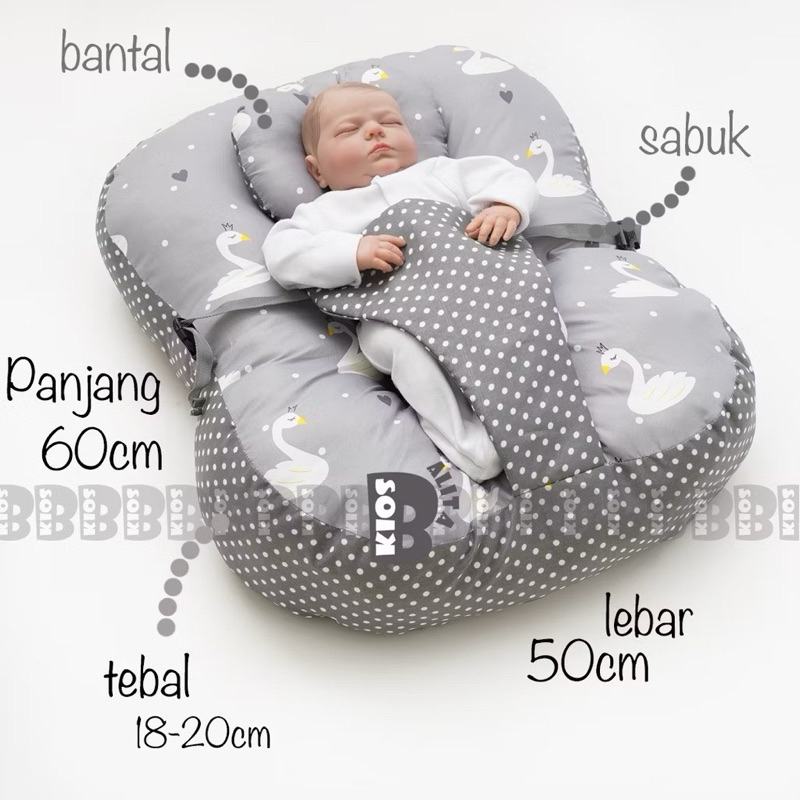 Jual Kiosbalitaid Sofa Bayi Jumbo Multifungsi Kasur Bayi Dengan Gesper