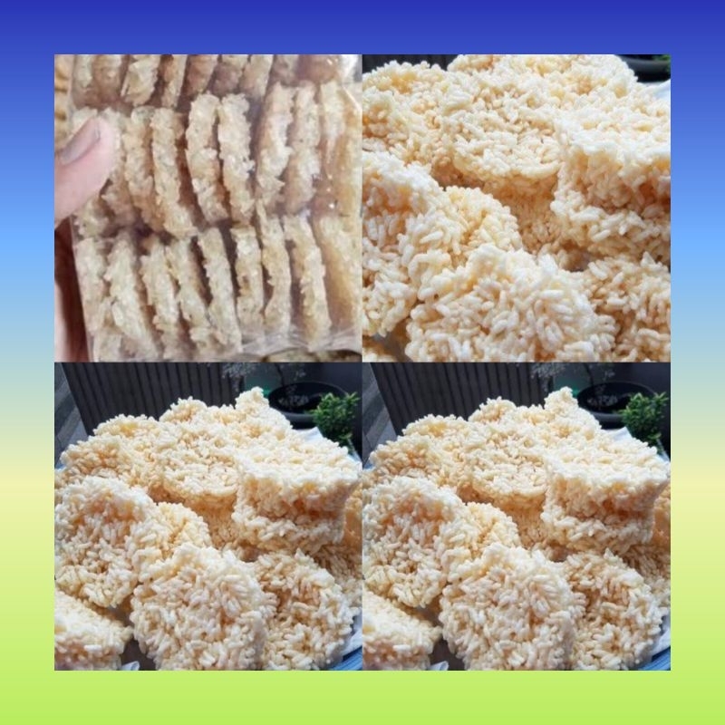 Jual Rangginang mentah ketan putih isi 24 pcs | Rengginang mekar mentah ...