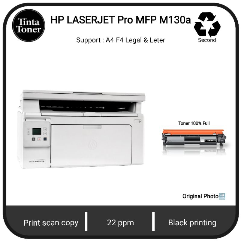 Jual Printer foto copy Hp laserjet Pro mfp M130a print scan copy ...