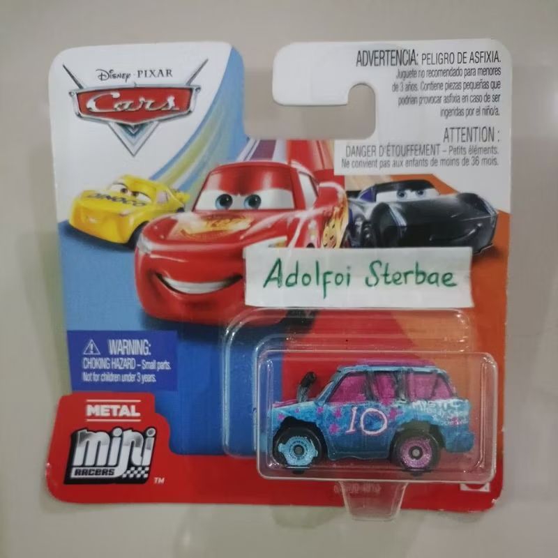 Jual cars disney pixar cars metal mini racers school bus ms miss ...