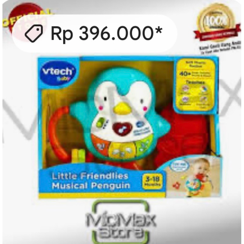 Vtech little friendlies musical penguin hotsell