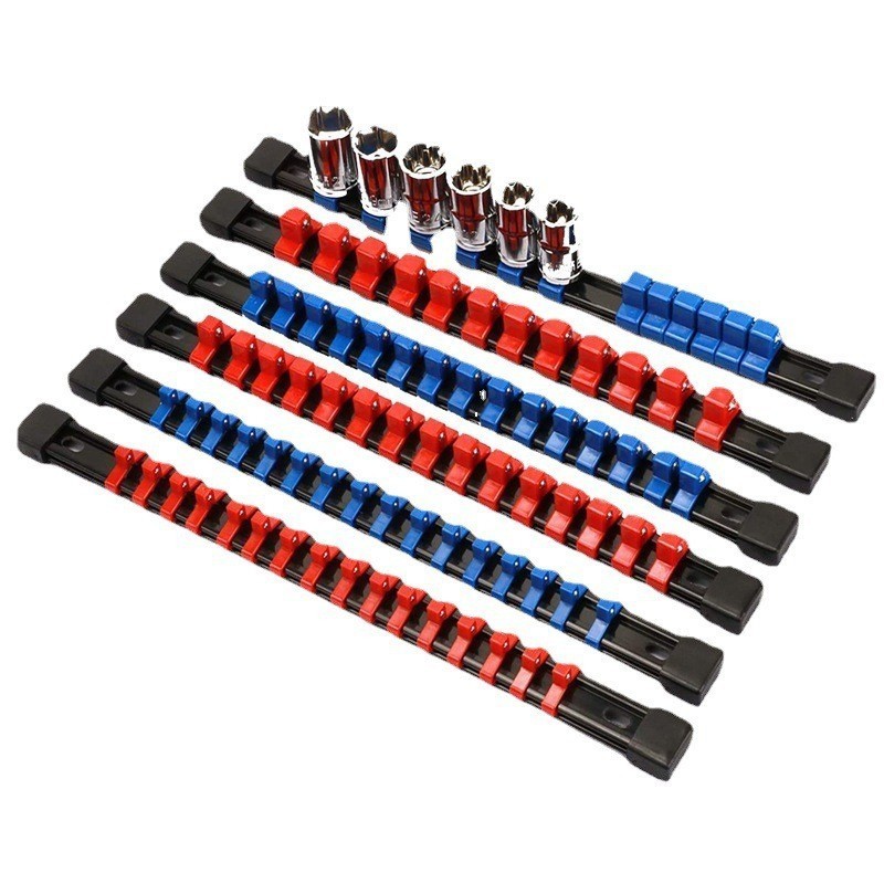 Jual Isi 6pcs/Set Tempat Socket Socket Holder Tools Socket Rail Dudukan ...