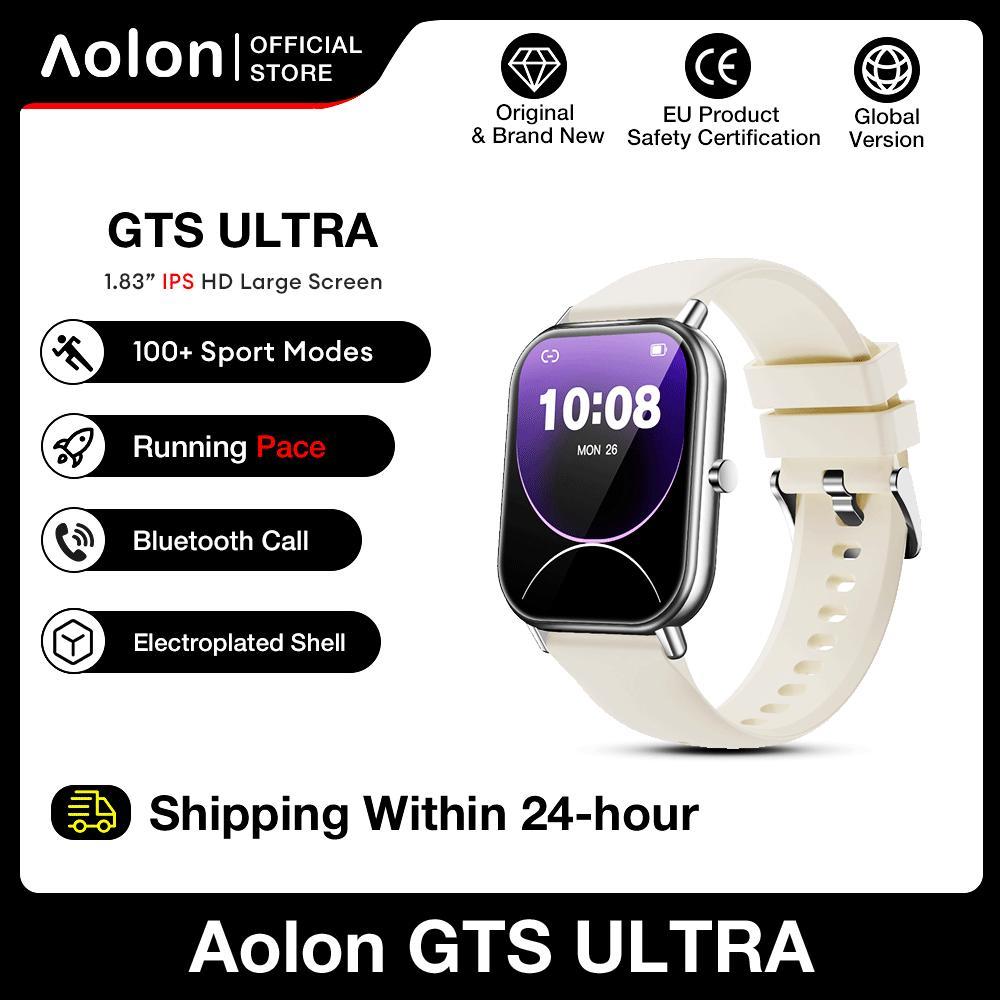 Jual Aolon GTS 2024 Smart Watch HD Large Screen Super Long Standby Sports Watch Running Pria Pace Bluetooth Call Waterproof Original Jam Tangan Pintar Smartwacth Murah Shopee Indonesia