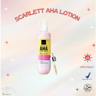 Jual Scarlett Whitening Intense Brightening AHA Body Serum 5% AHA BHA ...