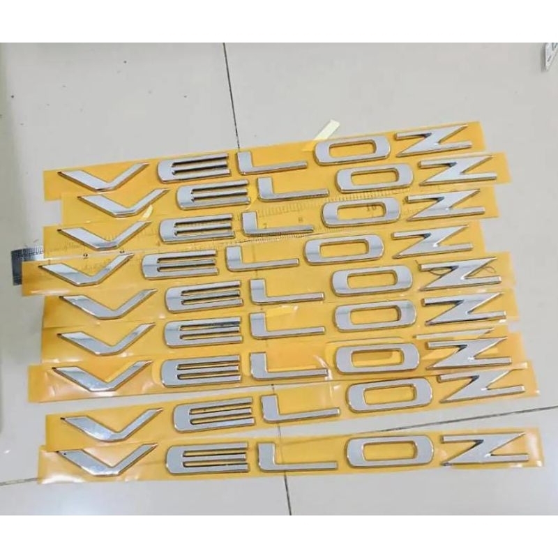 Jual logo emblem veloz kap mesin dan bagasi veloz | Shopee Indonesia