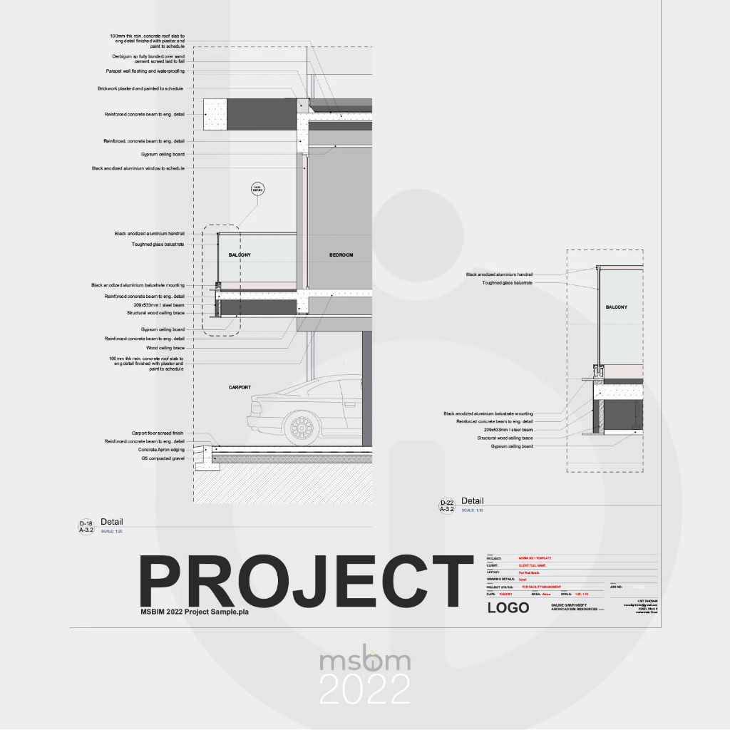 Jual MSBIM 2022 PRO ArchiCAD Template + Cost and Estimating Pack ...