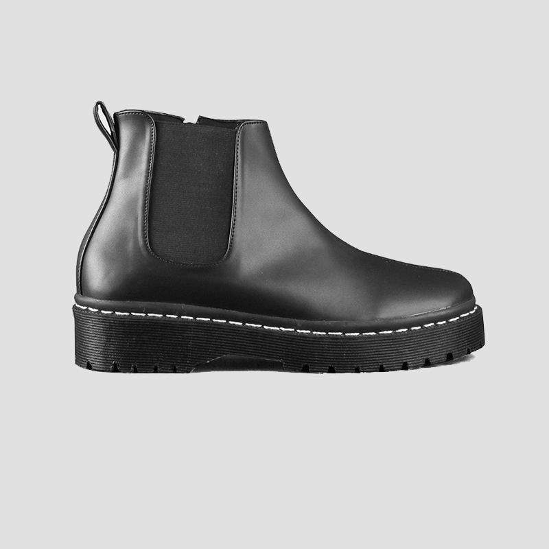 Jual Sepatu Boots Wanita Chelsea Black Series Formal Kasual Kondangan ...