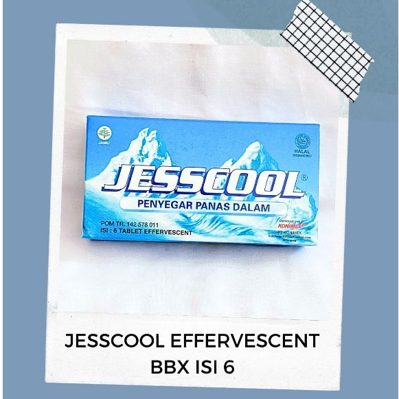 Jual JESSCOOL EFFERVESCENT BOX ISI 6 | Shopee Indonesia