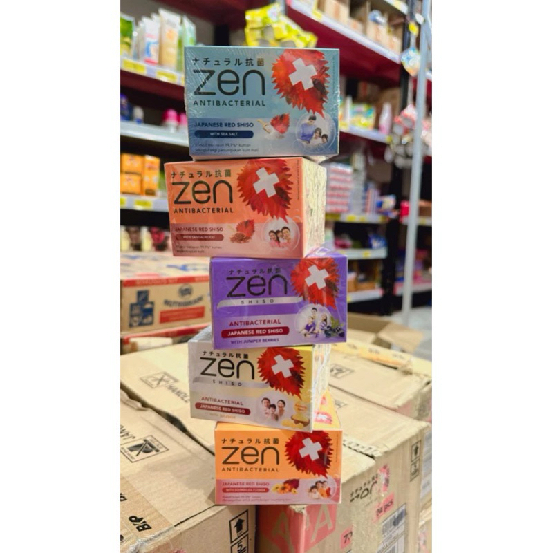 Jual ( Paket isi 3 ) Sabun ZEN Batang 70gr || ZEN BAR SOAP 70gr ...