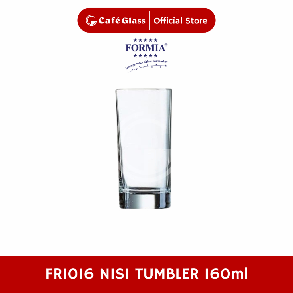 Gelas Kaca 160Ml / Gelas Minuman Hotel Resto Minimalist / Gelas Kaca Formia (Fr-117016) / Cafe Glass
