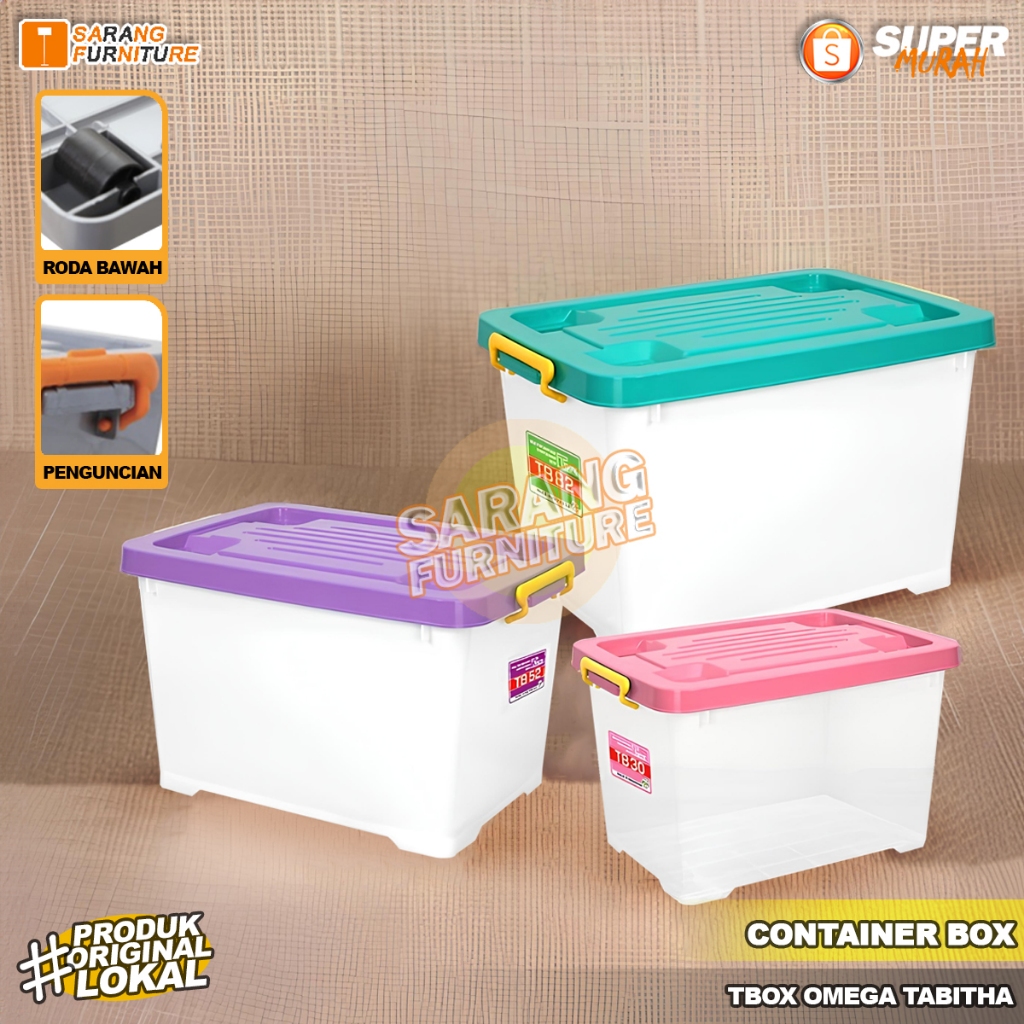Jual Kontainer Box Penyimpanan TBOX TABITHA OMEGA Serbaguna Kotak ...