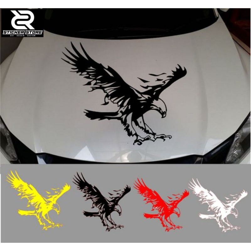 Jual CUTTING STICKER KAP MESIN MOBIL ELANG | Shopee Indonesia