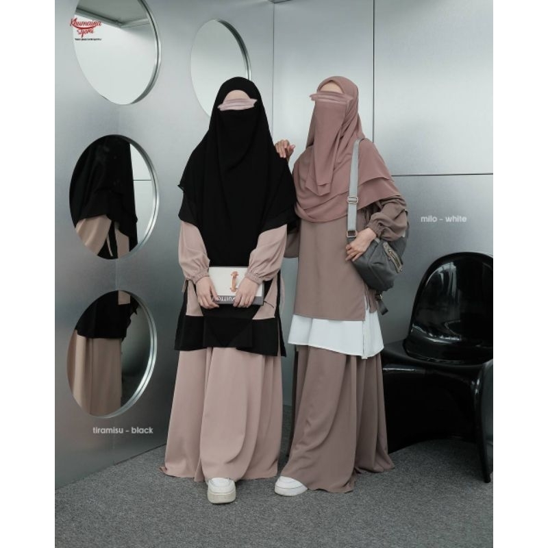 Jual TUNIK TURKEY POLOS SET ROK PREMIUM ORI KHUMAIRA SYARI (BISA COD ...