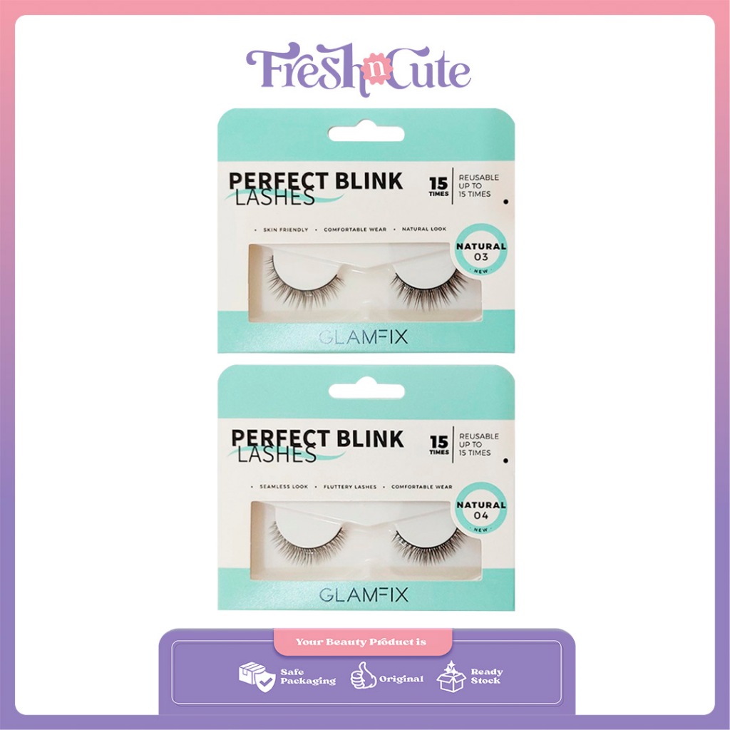 Jual GLAM FIX - GlamFix Perfect Blink Lashes Natural | Shopee Indonesia