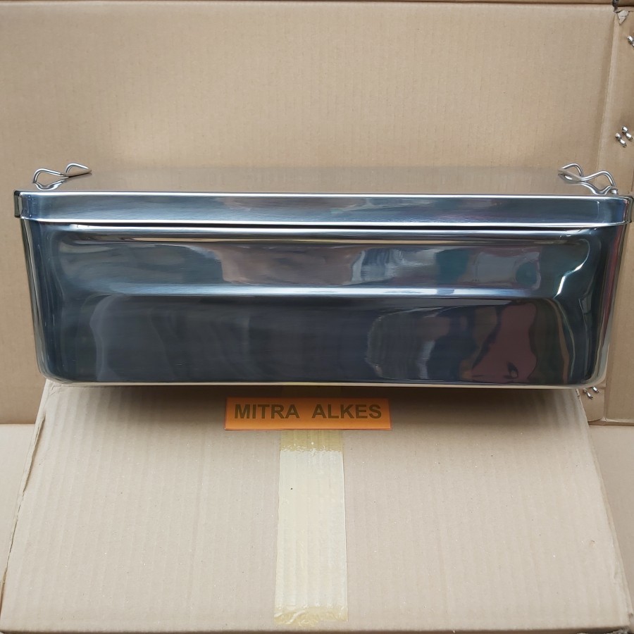 Jual Instrument Tray LOCK UNLOCK 40x20x12 cm. Bak instrumen Lok Unlok ...