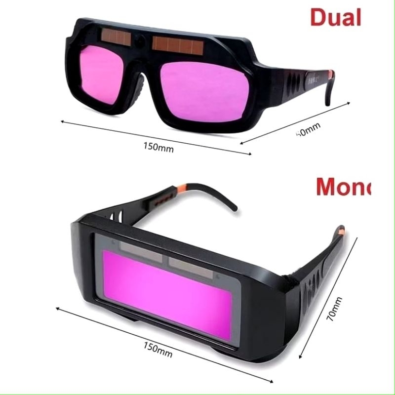 Jual Kaca Mata Las Otomatis Welding Glass Auto Darkness Solar | Shopee ...