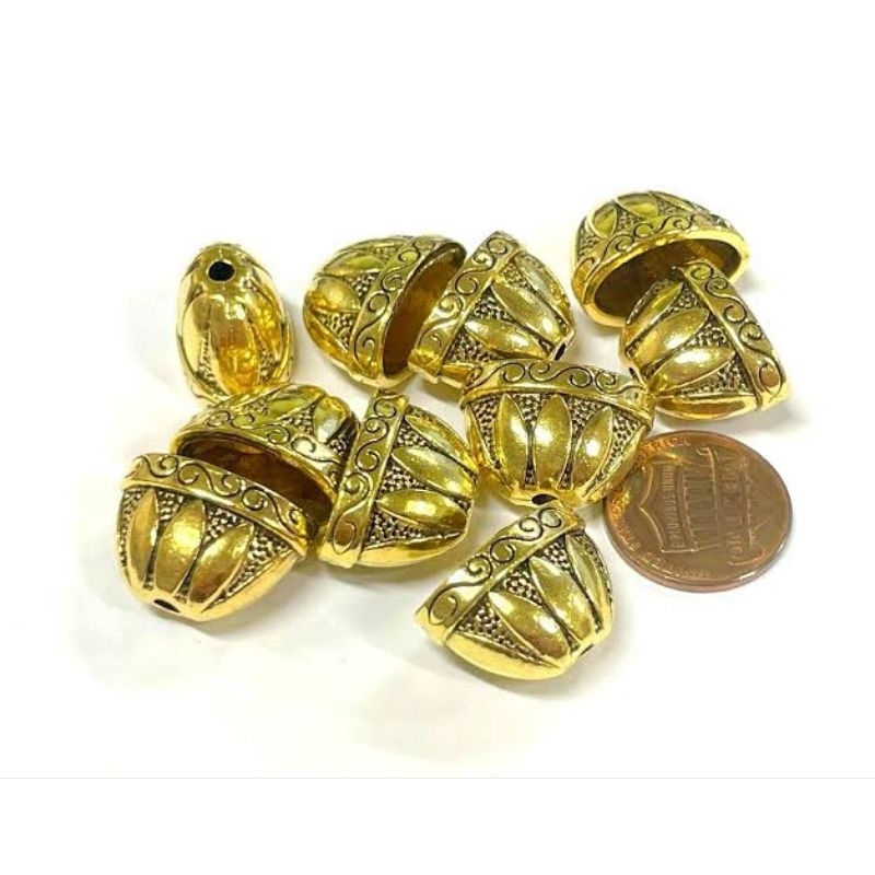 Jual Metal alloy tassel big beads cap | cangkang tassel besar | Shopee ...