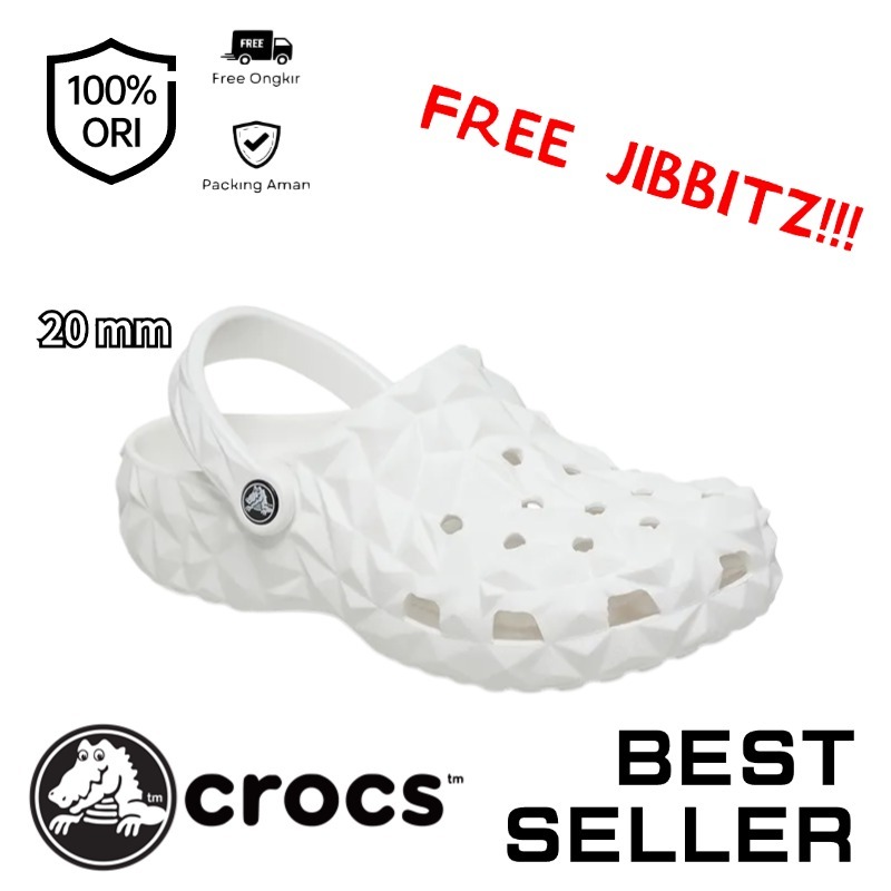 Jual Original Crocs Classic Geometric Clog Unisex Sandals Premium Crocs ...