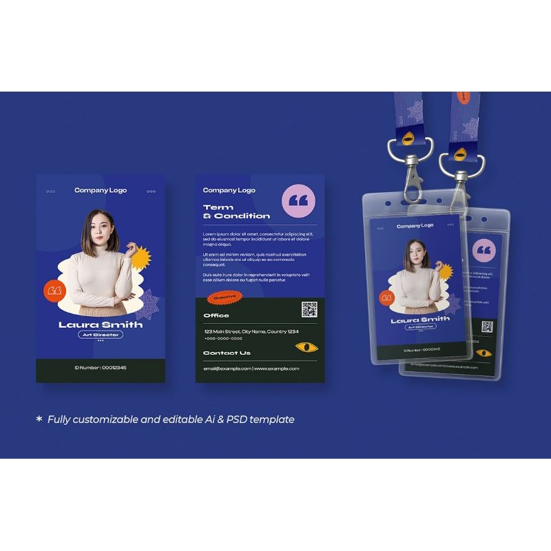 Jual Creative Agency ID Card Template | Shopee Indonesia
