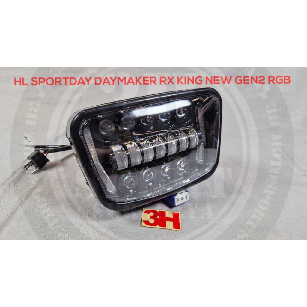 Jual HEAD LAMP SPORTSDAY DAYMAKER RX KING GEN2 RGB | Shopee Indonesia