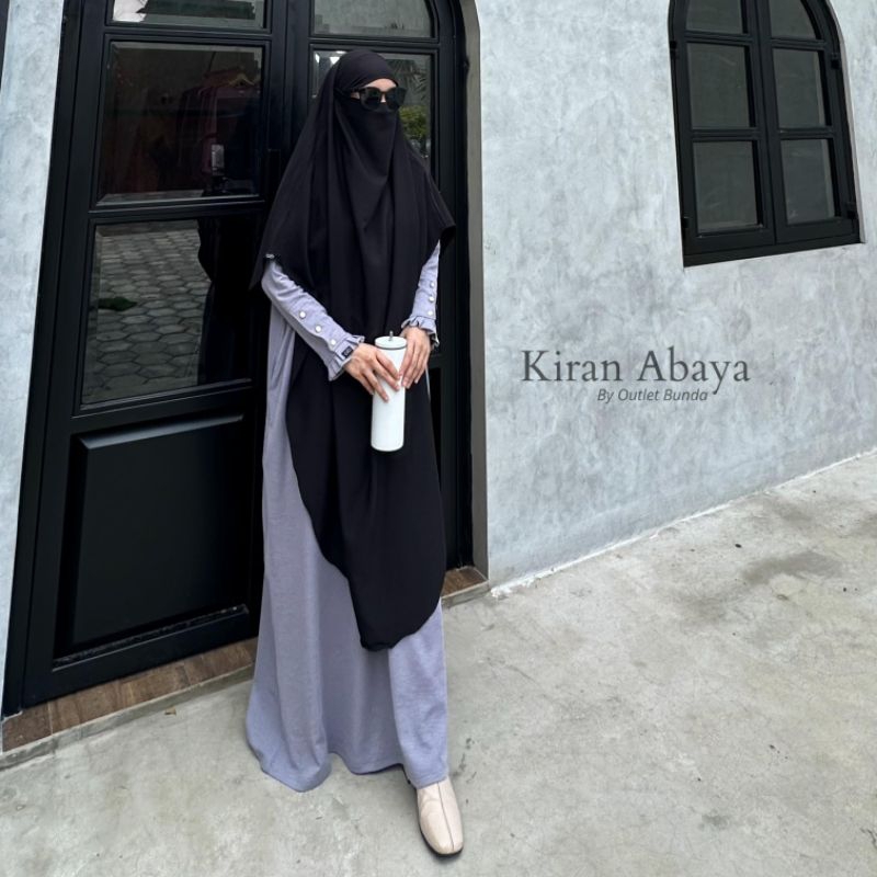 Jual TERBARU BAJU WANITA GAMIS KIRAN ABAYA MAXI DRESS KNITT PARIS BISA COD Shopee Indonesia