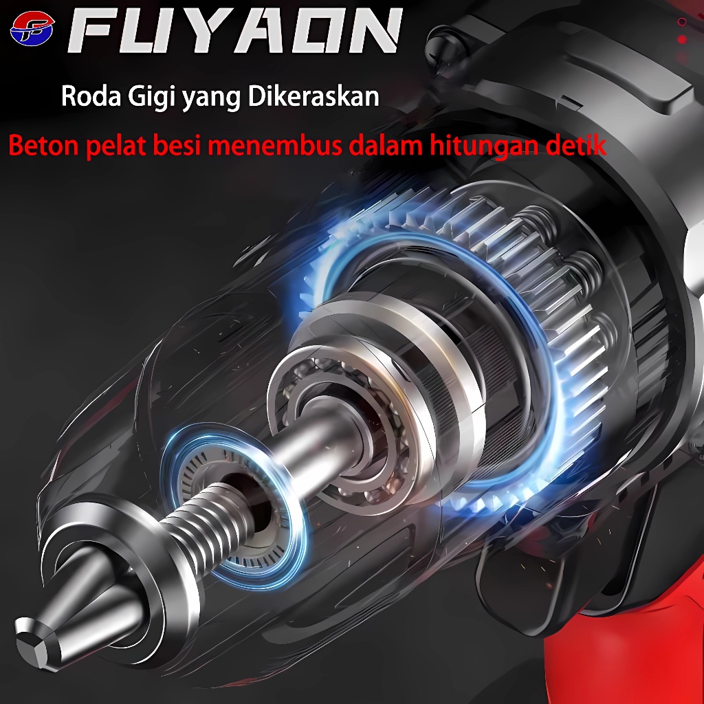 Jual FUYAON COD Bor Listrik Tanpa Sikat 16.8v /baterai bor cas / bor ...