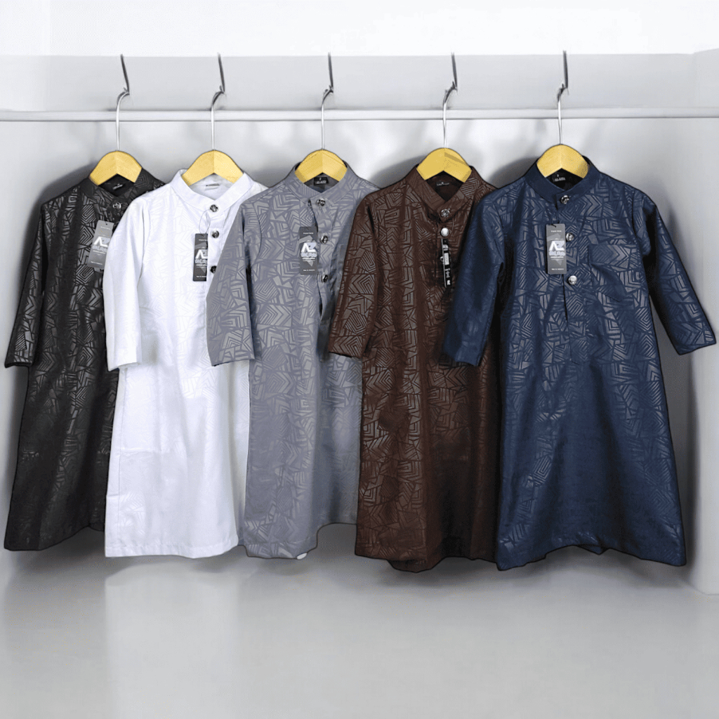 Jual Walaziz Gamis Emboss Jubah Sultan Terbaru Ekslusif Hitam Putih ...