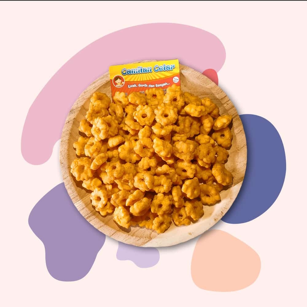 Jual Snack Ribut Gurih Original 1kg Cemilan Riri Full Bumbu Snack Ribut ...