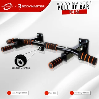BODYMASTER Pull Up Bar BM-50 Wall Chin Up Pullup Samsak Bracket