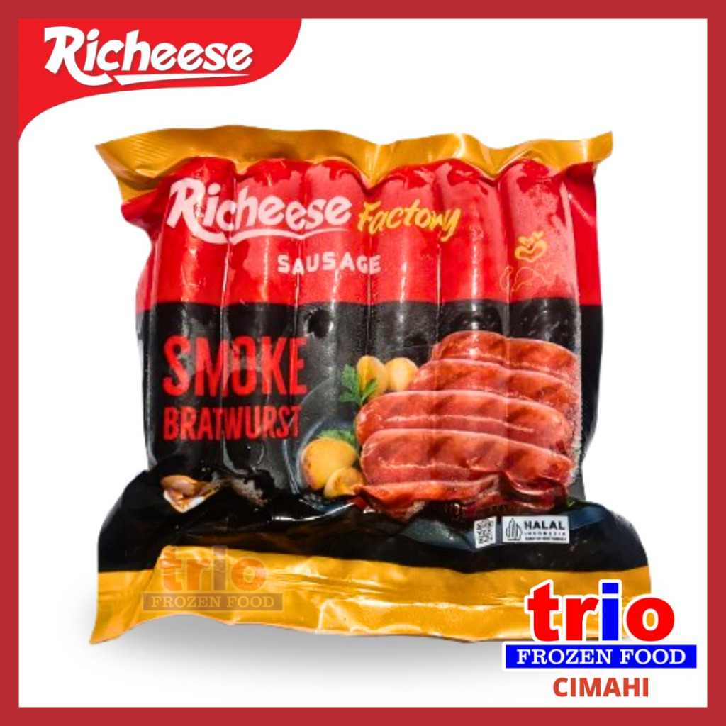 Jual RICHEESE FACTORY SMOKE BRAWURTS PREMIUM 360GR | Shopee Indonesia