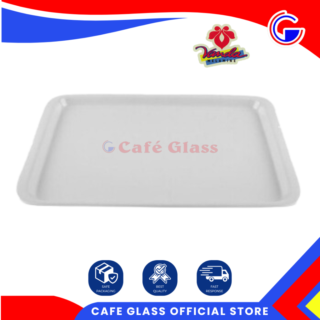 Baki Melamin Vanda SL 17 Inch - Nampan Plastik Besar Tebal Baki Saji Tray Rumah Sakit Makan Serbaguna