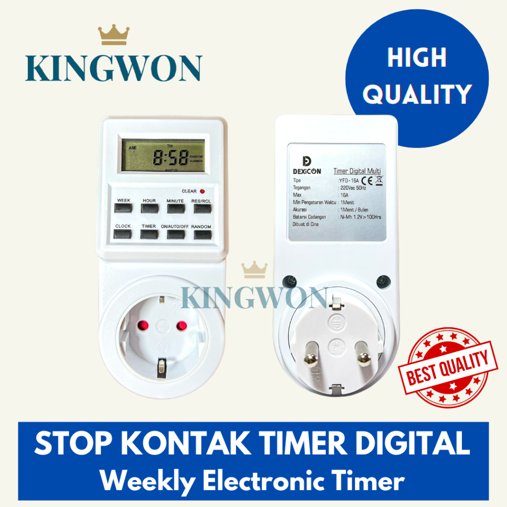 Jual STOP KONTAK TIMER DIGITAL LISTRIK STOPKONTAK TIMER OTOMATIS ...