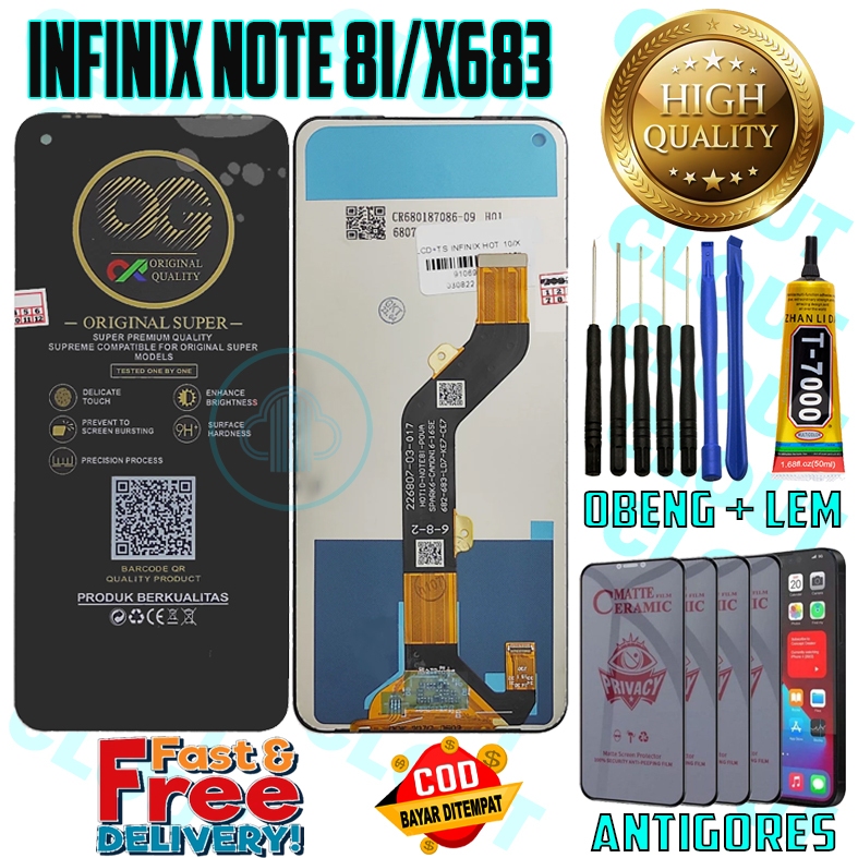 Jual LCD TOUCHSCREEN INFINIX NOTE 8I/X683 LAYARSENTUH ORIGINAL ORI ALL ...