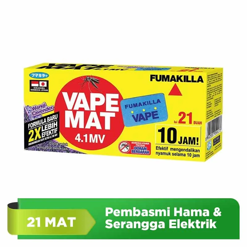 Jual Fumakilla Vape Mat Obat Nyamuk Elektrik Lavender / Blooming Floral ...