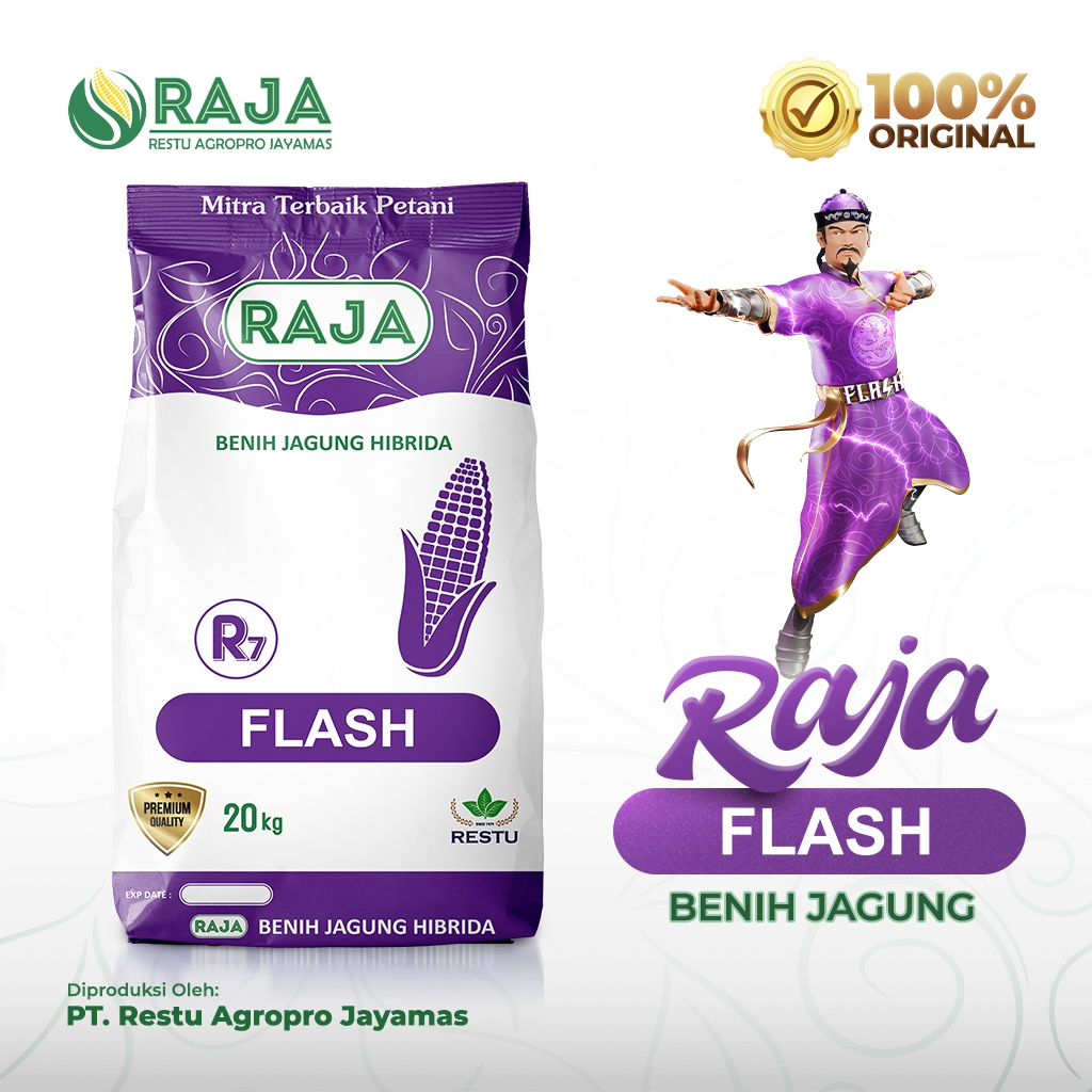 Jual Benih Jagung Hibrida RAJA R7 Flash - 20kg Sack/Karung | Shopee ...