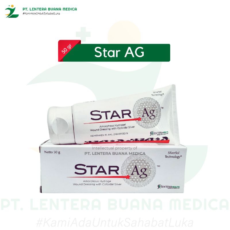 Jual STAR AG / HYDROGEL WITH SILVER 50gr | Shopee Indonesia