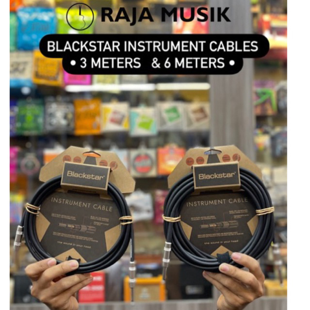 Jual BLACKSTAR INSTRUMENT CABLE 3 METER 6 METER - ORIGINAL KABEL JACK ...